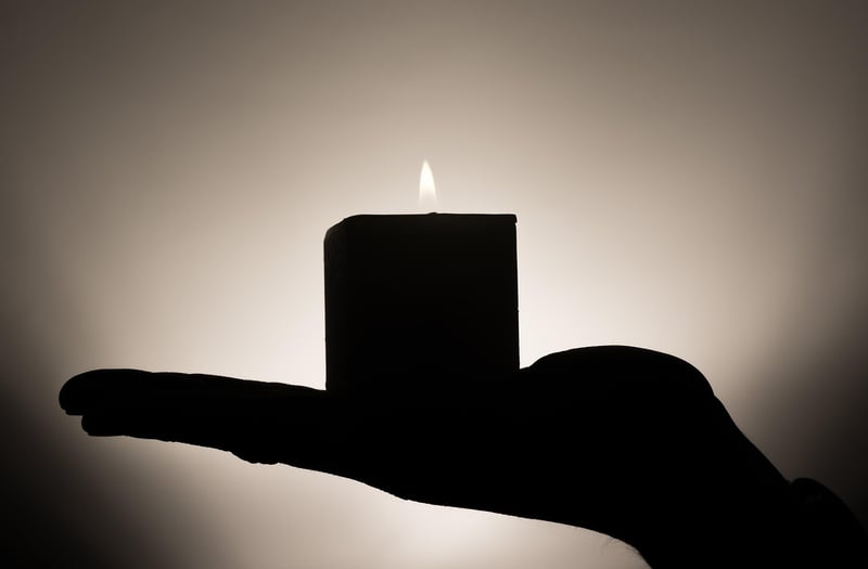Upcycled Glass Jar Candle